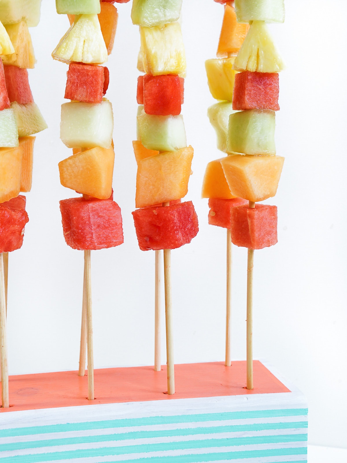 DIY Fruit Kabob Stand - Sugar & Cloth - DIY