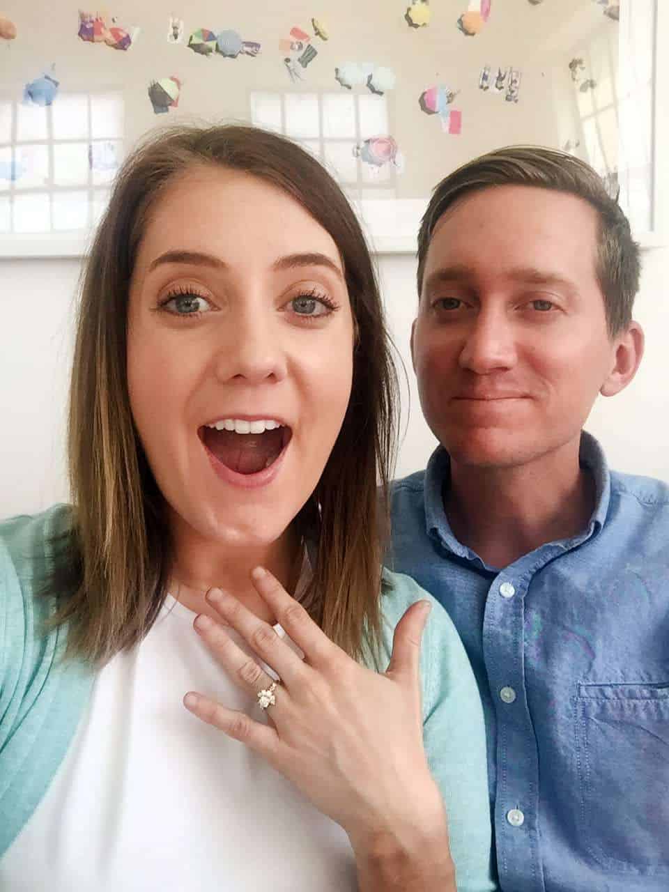 we're engaged! sugar and cloth - wedding - houston blogger