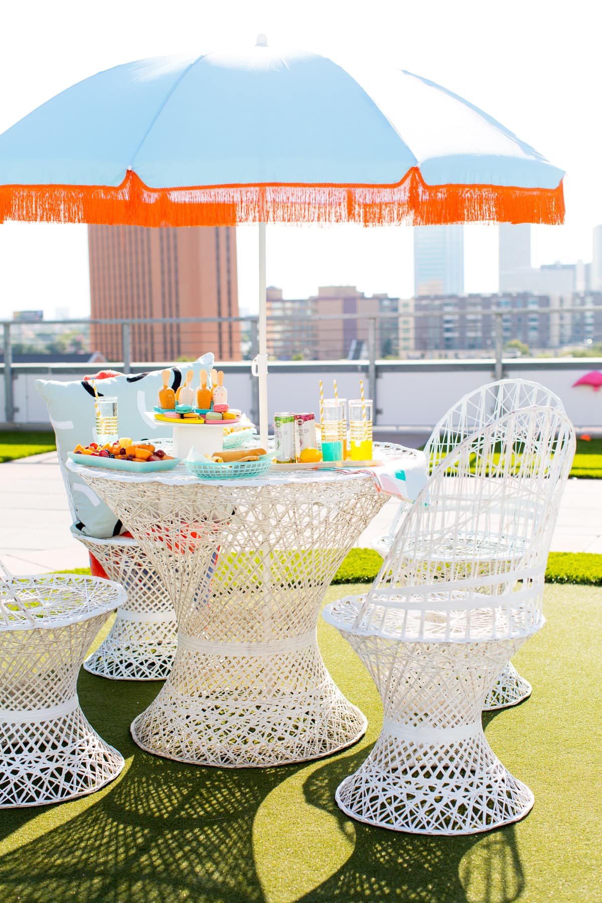 How to throw the perfect rooftop bbq party! - sugar and cloth - best DIY blog 2015 - houston - ashley rose