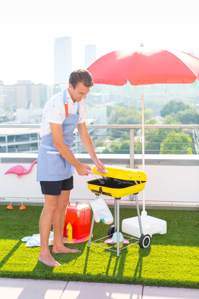 How to throw the perfect rooftop bbq party! - sugar and cloth - best DIY blog 2015 - houston - ashley rose