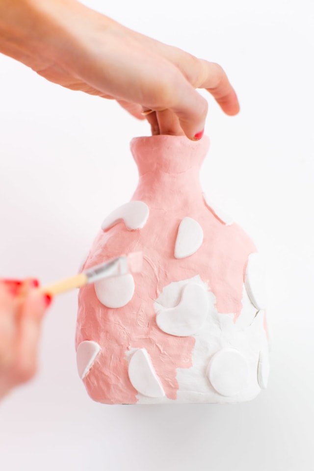 A cute statement DIY clay decanter made from an old Patron bottle! - sugar and cloth - Best DIY blog 2015 - houston - ashley rose