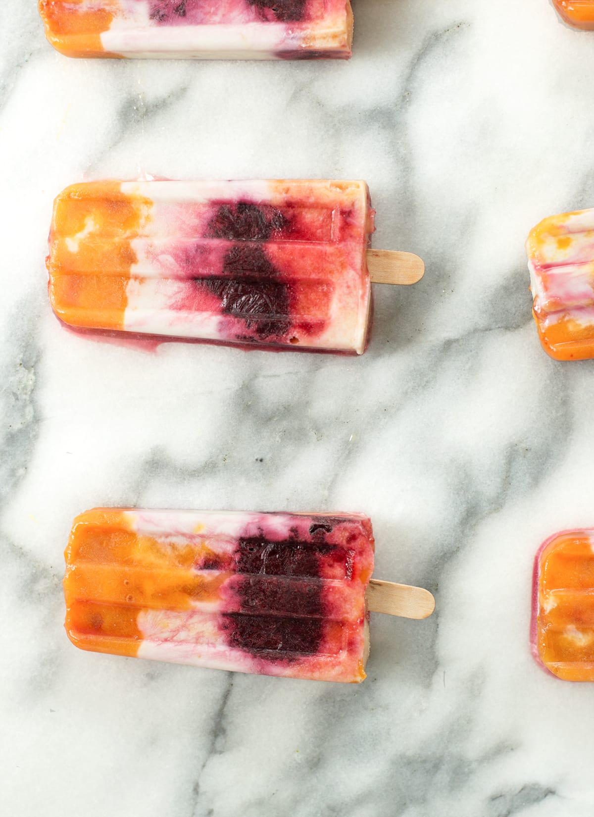 Roasted Peach & Cherry Popsicles - Sugar & Cloth - Summer - Recipe - Houston Blogger