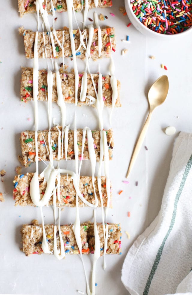 Funfetti Granola Bars - Sugar & Cloth - Recipe - Houston Blogger