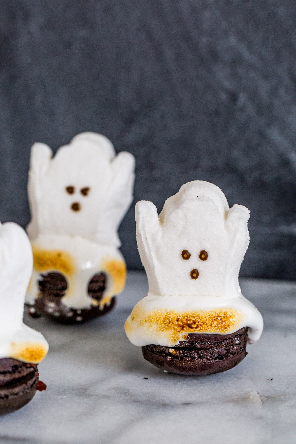 DIY Melting Ghost Halloween Macarons - sugar and cloth - best DIY blog - macarons - houston blogger - ashley rose - entertaining blog