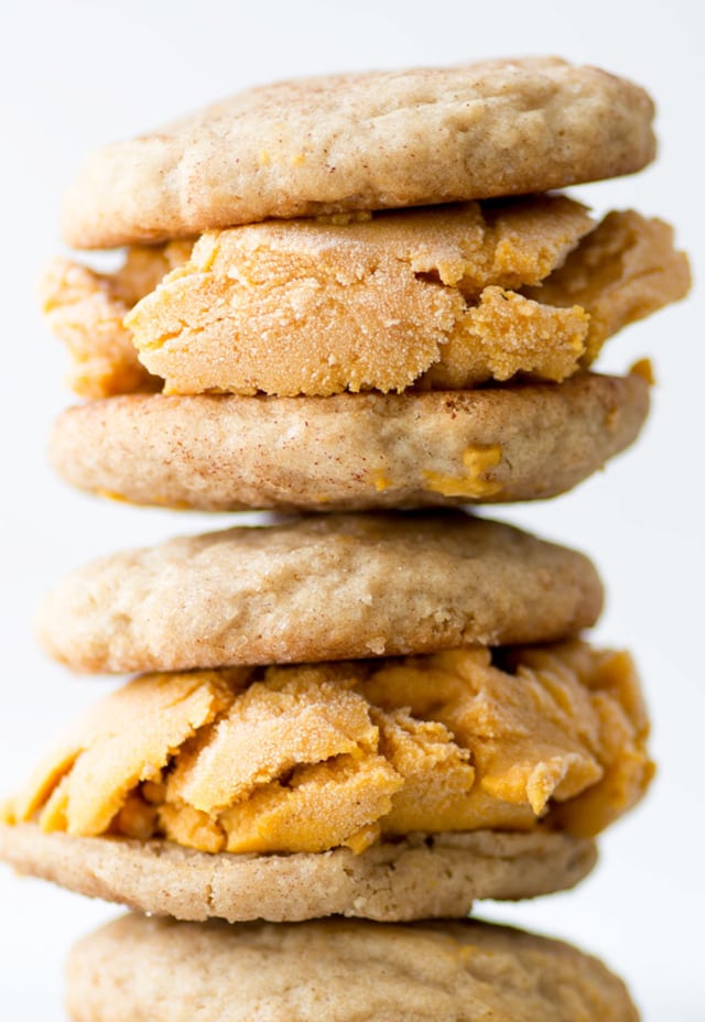 Snickerdoodle and Pumpkin Ice Cream Sandwich - Sugar & Cloth - Houston Blogger - Recipe