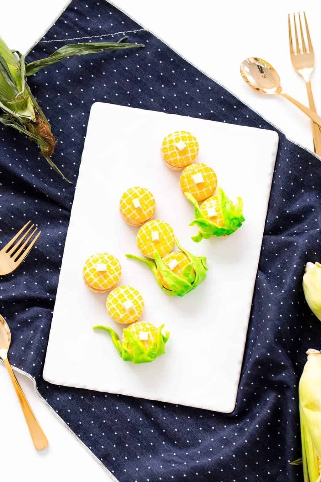 DIY Corn Macarons