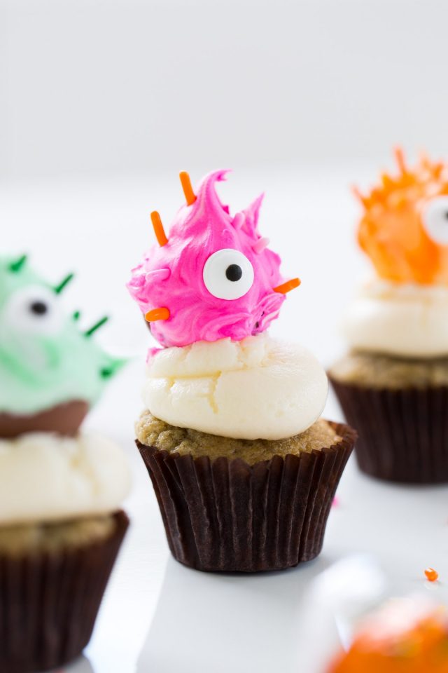 DIY Truffle Monster Cupcake Toppers