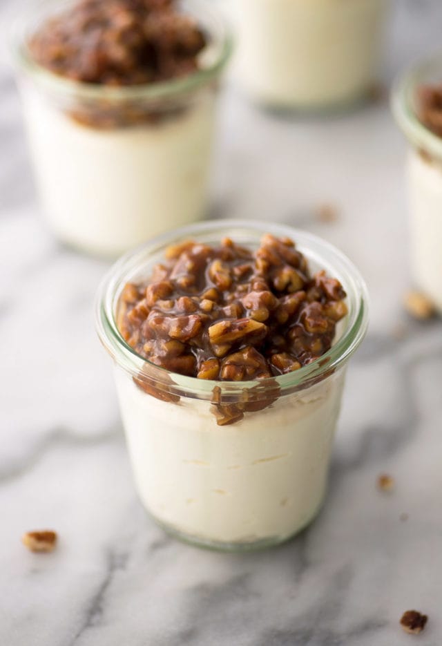 Pecan Cheesecake in Jars - Sugar & Cloth - Houston Blogger - Recipe - Fall