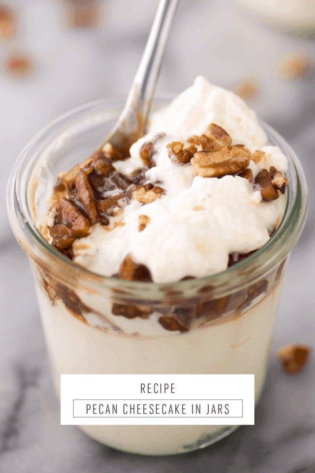 Pecan Cheesecake in Jars - Sugar & Cloth - Houston Blogger - Recipe - Fall