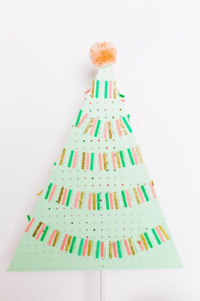 DIY Pegboard Christmas Tree for the Holidays — Sugar & Cloth DIY