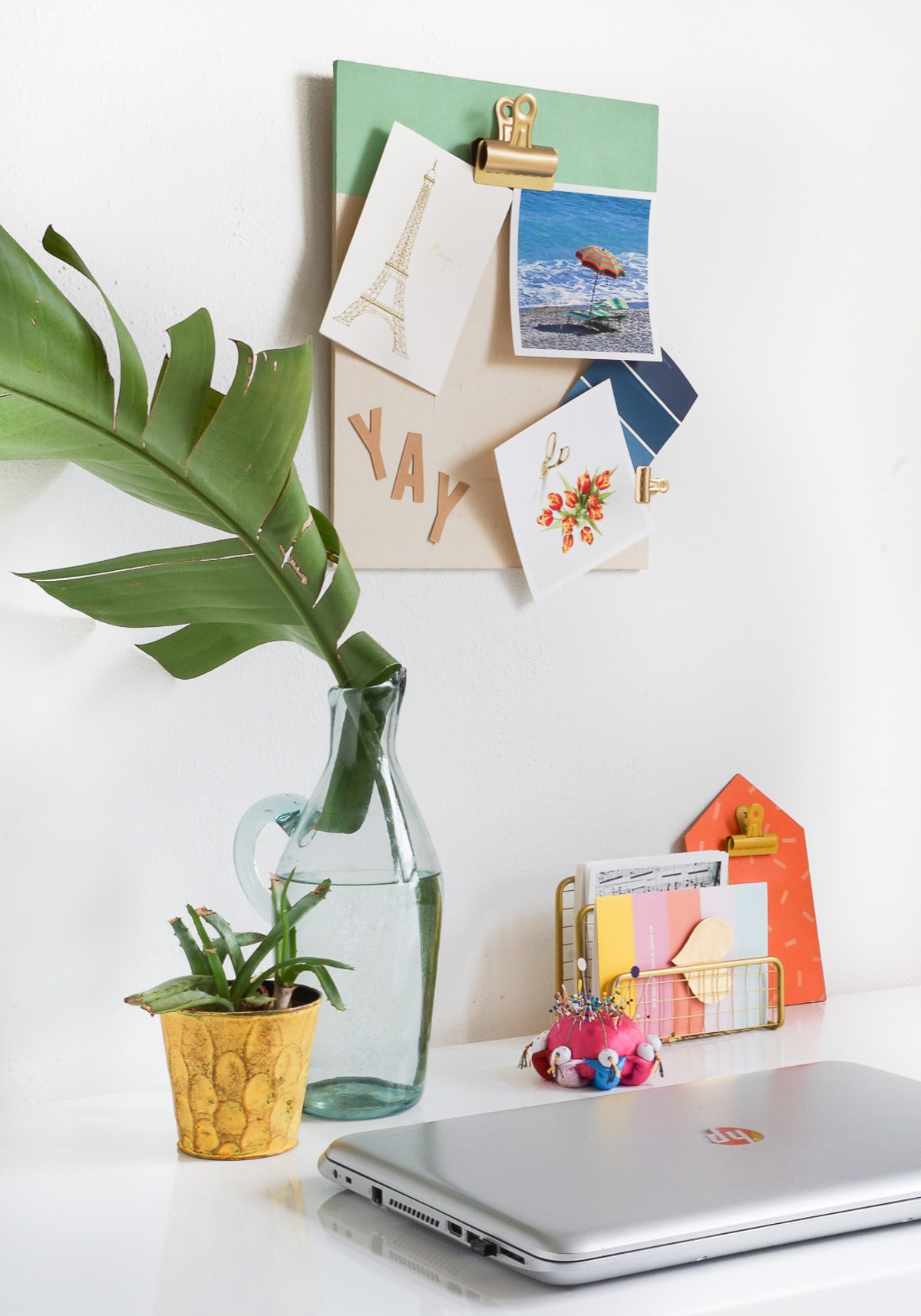 DIY Pin up Clipboard - Sugar & Cloth - Houston Blogger - DIY - Home Decor