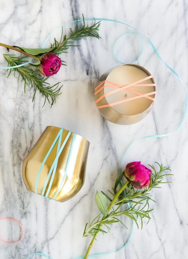 photo of DIY Floral and Herbal Candles by top Houston lifestyle blogger Ashley Rose of Sugar & Cloth