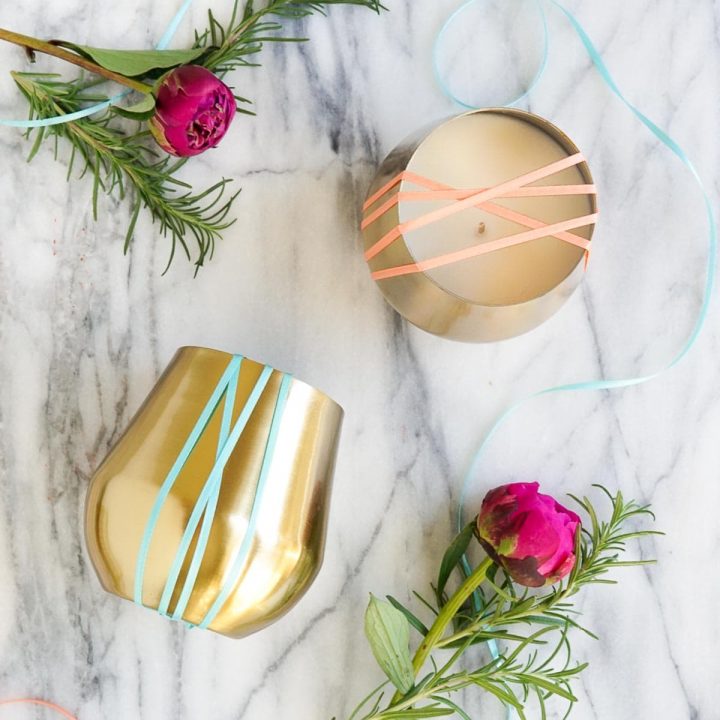 Taper Candle Holder DIY Multi Colored Taper Candles — Sugar & Cloth