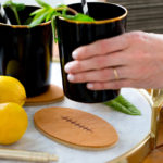 Prepping for game day with DIY Football Coasters & Placemats with Ashley Rose of Lifestyle Blog Sugar & Cloth!
