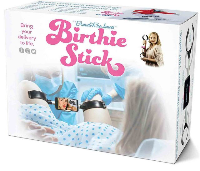 photo of a birthie stick as a funny white elephant gift idea