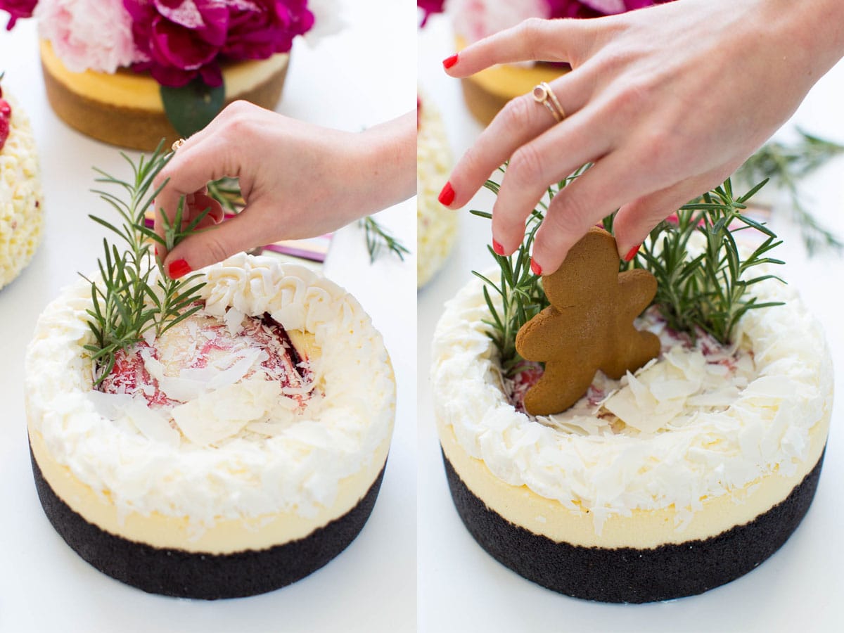 3 DIY Winter Cheesecake Toppers by Lifestyle Blogger Ashley Rose of Sugar & Cloth