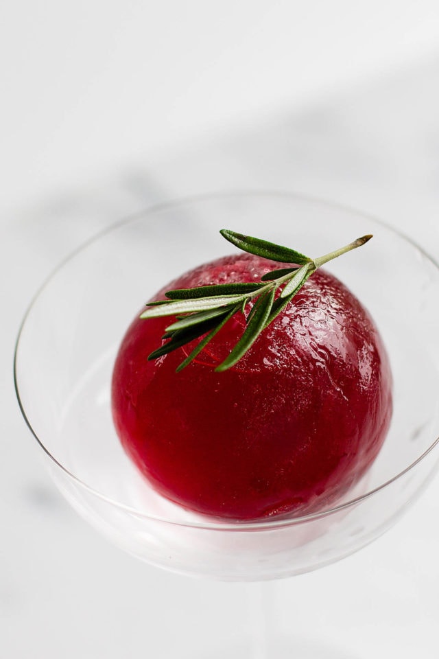 Cocktail Ice Sphere recipe by Sugar & Cloth, an award winning DIY blog.