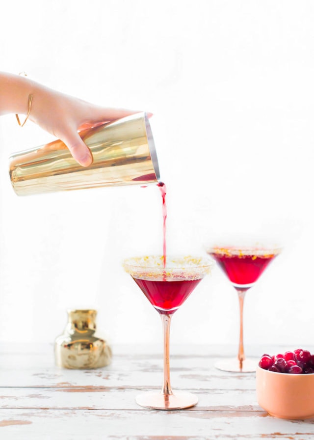 Cranberry Sidecar Cocktail by Sugar & Cloth, an award winning DIY, recipes, and lifestyle blog.