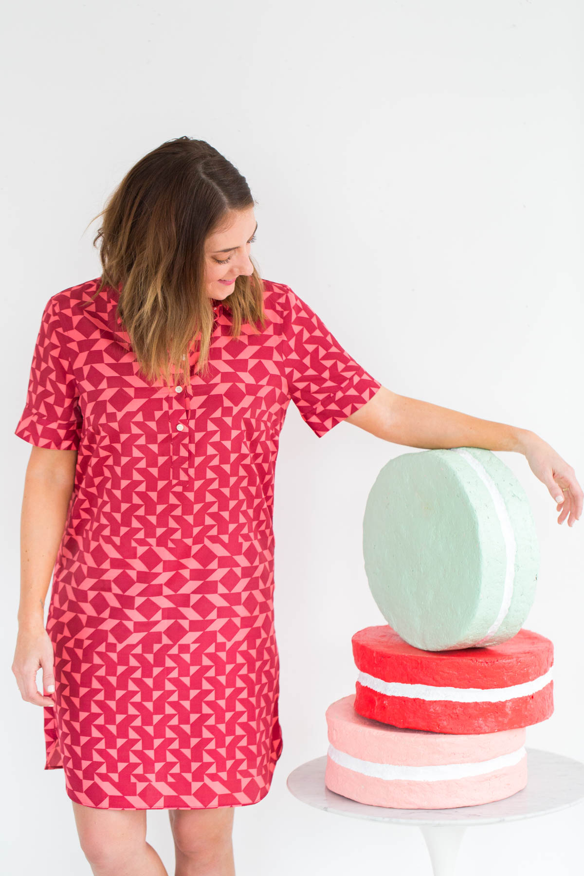 Jumbo DIY Paper Mache Macarons for the win! by lifestyle blogger Ashley Rose of Sugar & Cloth - Houston, TX