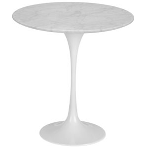 Marble Topped Pedestal Coffee Table Sugar Cloth Marble Tulip Side Table