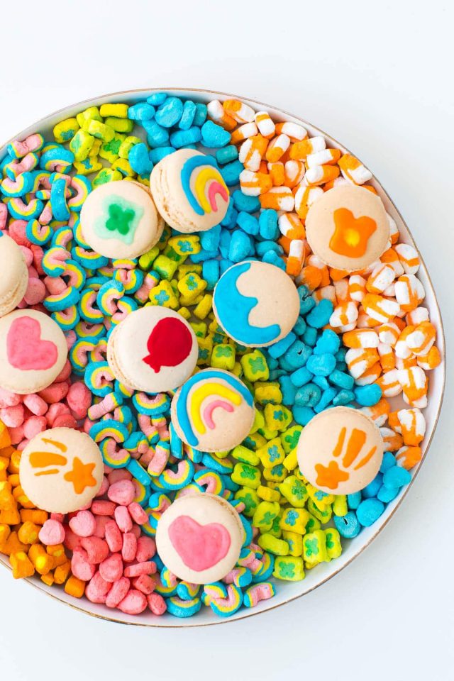 DIY Lucky Charms Macarons for St. Patrick's Day