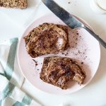 Banana Bread with Whipped Mocha Mascarpone by Sugar & Cloth, an award winning DIY, recipes, and home decor blog.