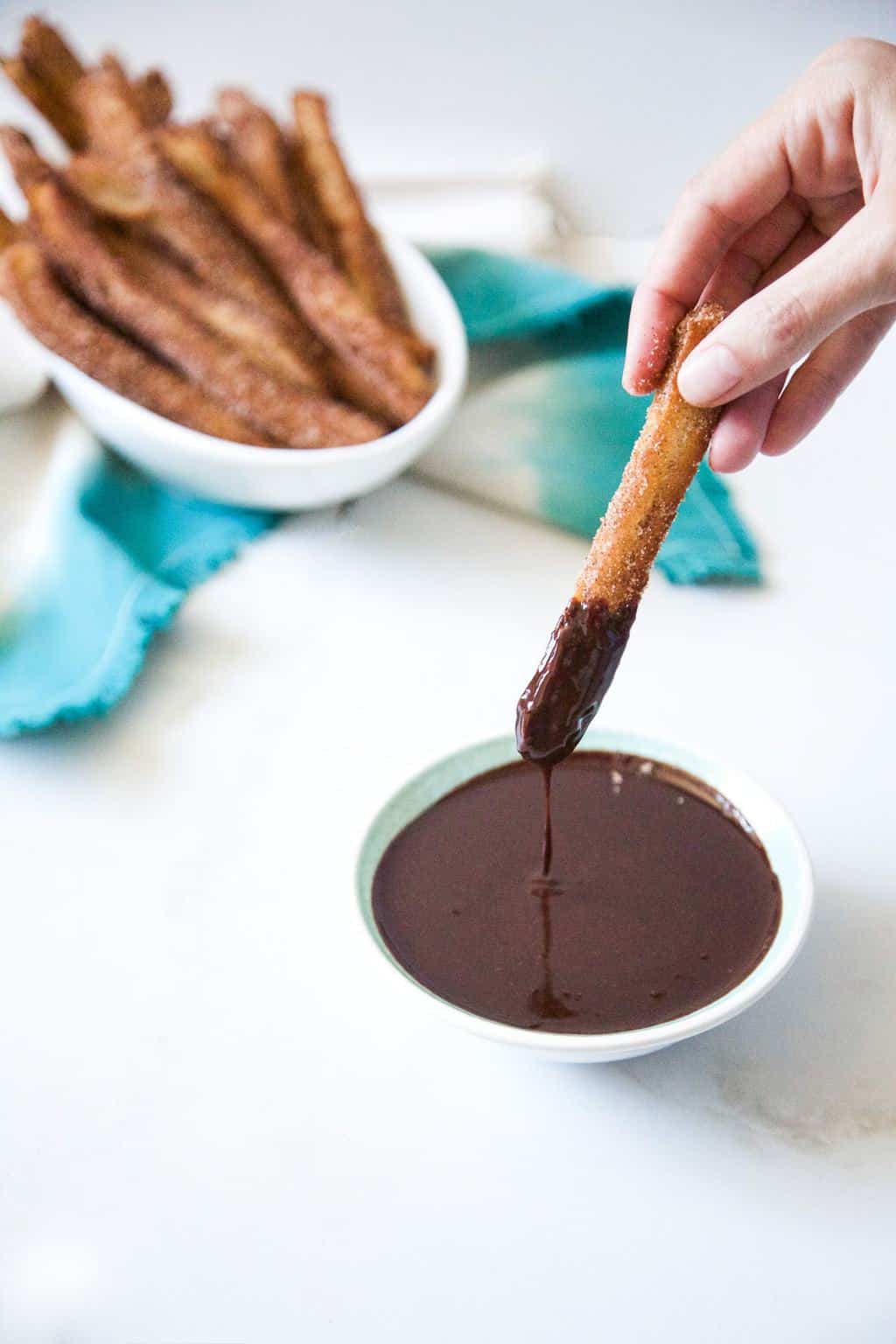 Cinnamon Churros with Chili Chocolate | Sugar & Cloth Dessert Recipes