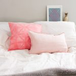 DIY Pink Shibori Throw Pillow