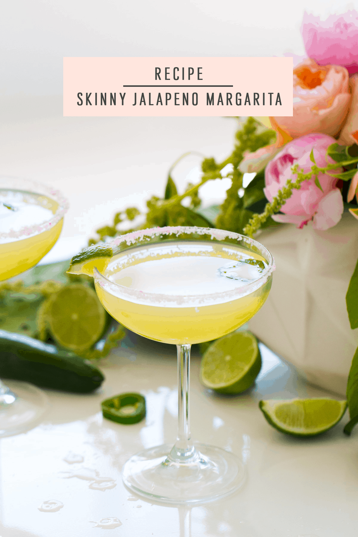 A Skinny Jalapeno Margarita recipe for Cinco de Mayo by top Houston lifestyle blogger Ashley Rose of Sugar & Cloth