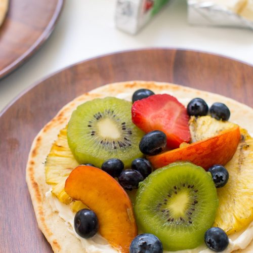 A Summer Grilled Fruit Pizza Recipe by top Houston lifestyle blogger Ashley Rose of Sugar & Cloth