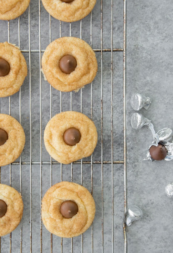 Snickerdoodle with Hershey Kiss Cookie Recipe Sugar & Cloth