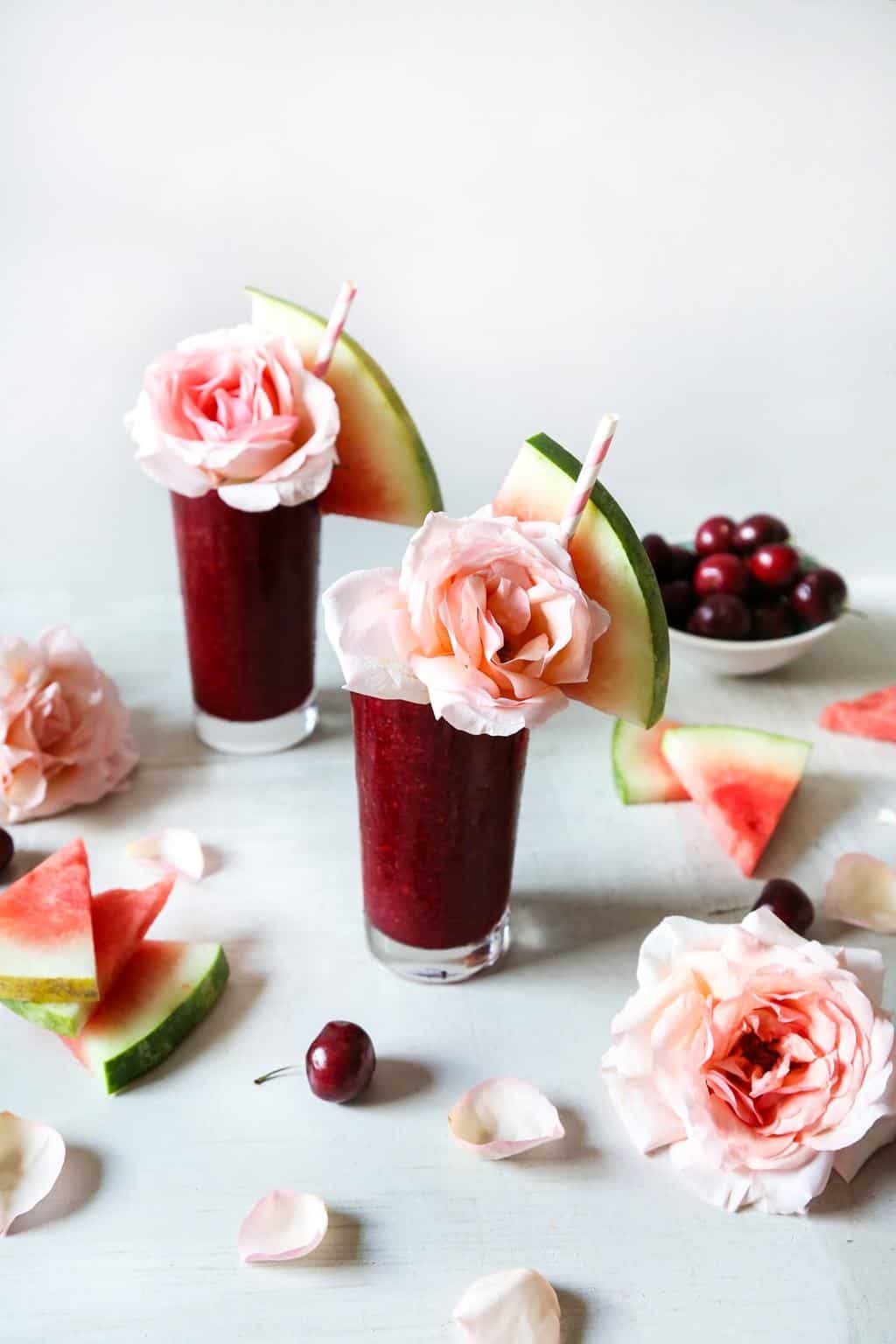 Cherry Watermelon Frosé Recipe