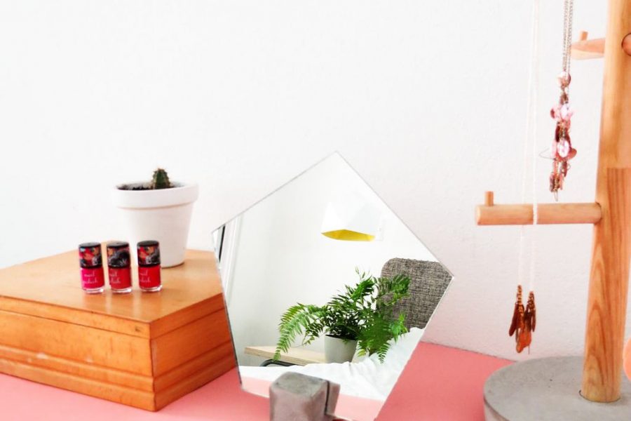 DIY Vanity Mirror by Ashley Rose of Sugar & Cloth, a top lifestyle blog in Houston, Texas