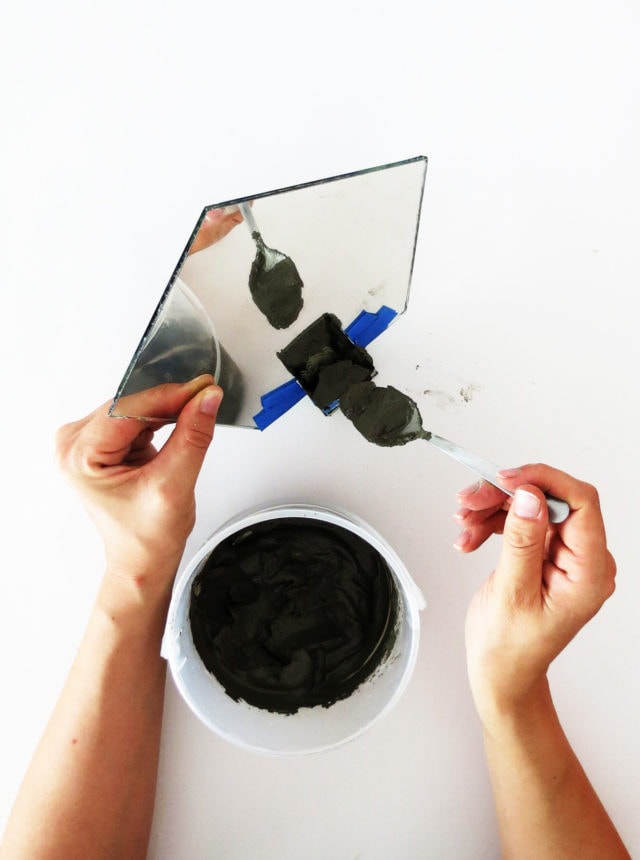  DIY Concrete Vanity Mirror by Ashley Rose of Sugar & Cloth, a top lifestyle blog in Houston, Texas