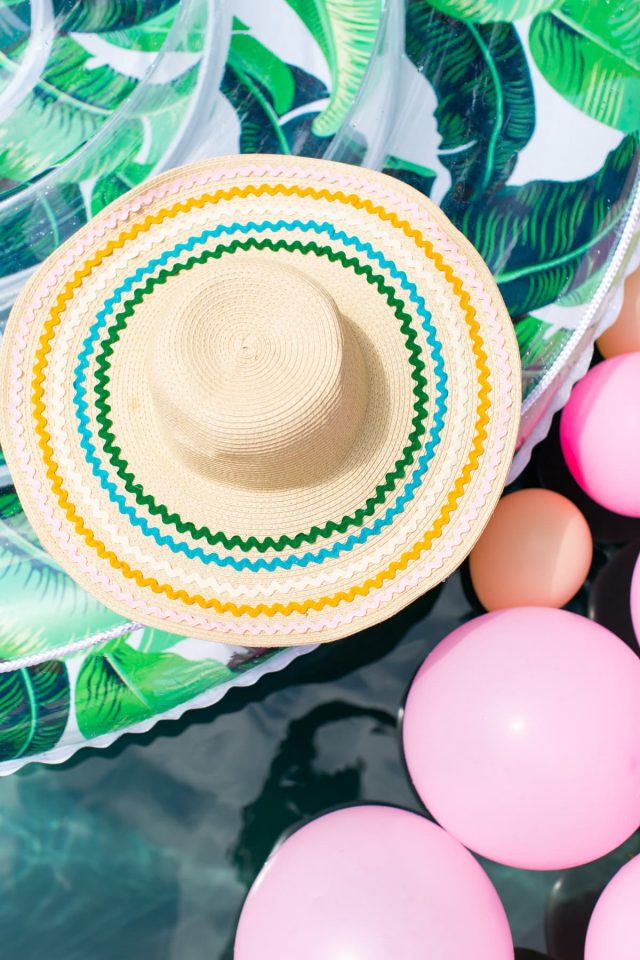 How To Make A DIY Ric Rac Summer Hat