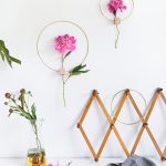 DIY Minimalist Flower Wall Hang by Ashley Rose of Sugar & Cloth, a top lifestyle blog in Houston, Texas