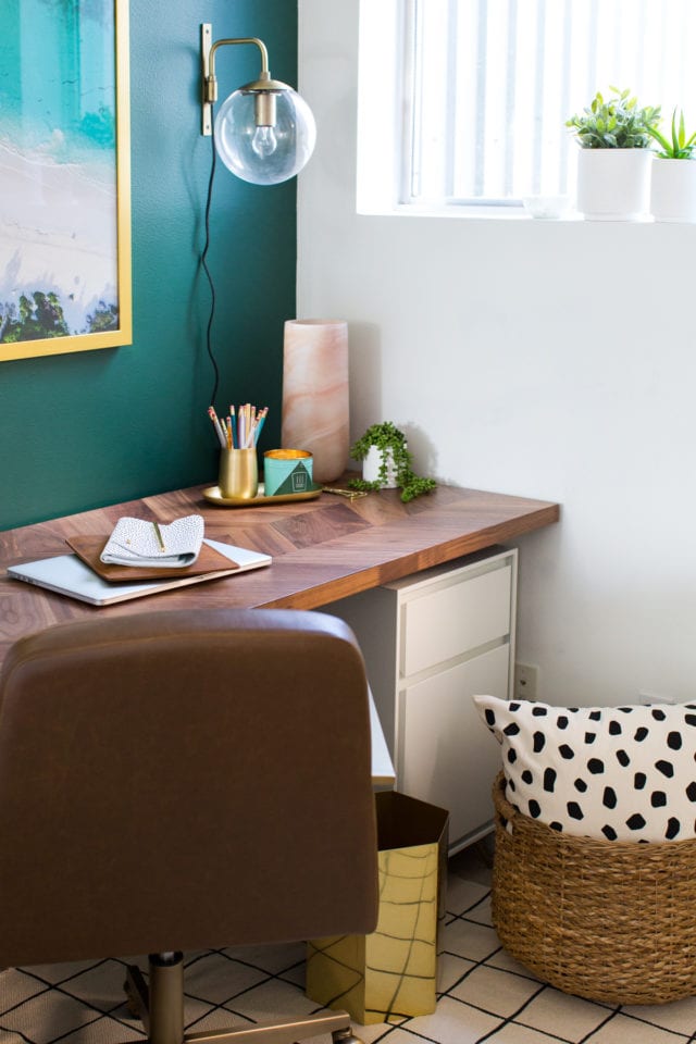 #SUGARANDCLOTHCASA: Before + After of our Study Room Makeover by top Houston lifestyle blogger Ashley Rose of Sugar and Cloth