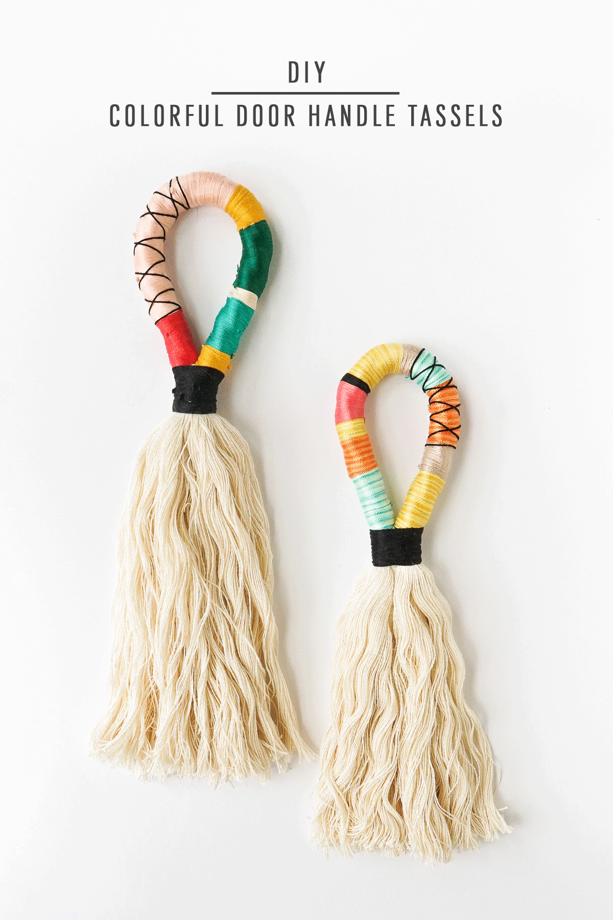 DIY Door Handle Tassels by Ashley Rose of Sugar & Cloth, a top lifestyle blog in Houston, Texas