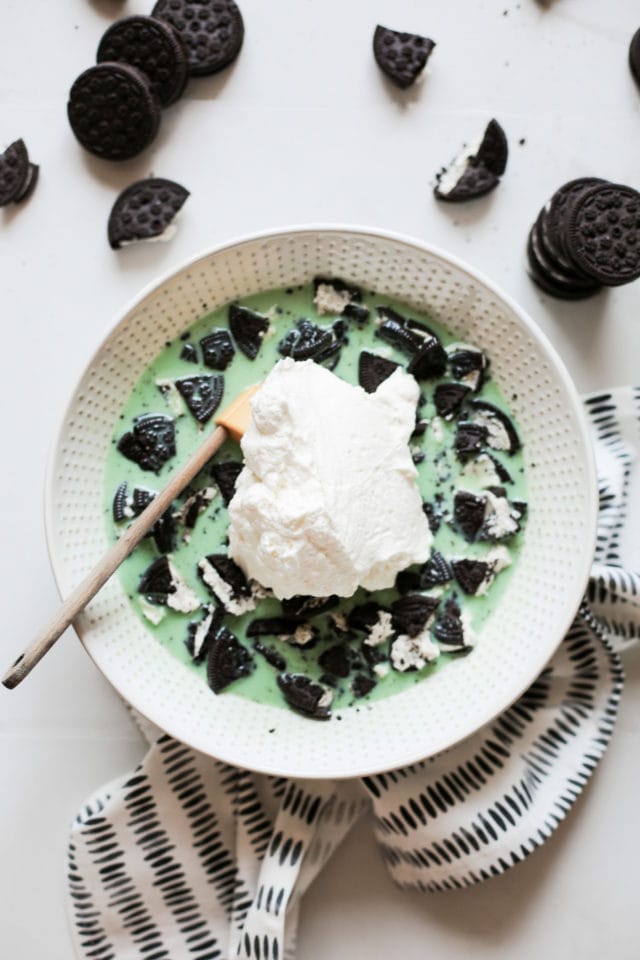 Grasshopper Pie Ice Cream by Ashley Rose of Sugar & Cloth, a top lifestyle blog in Houston, Texas