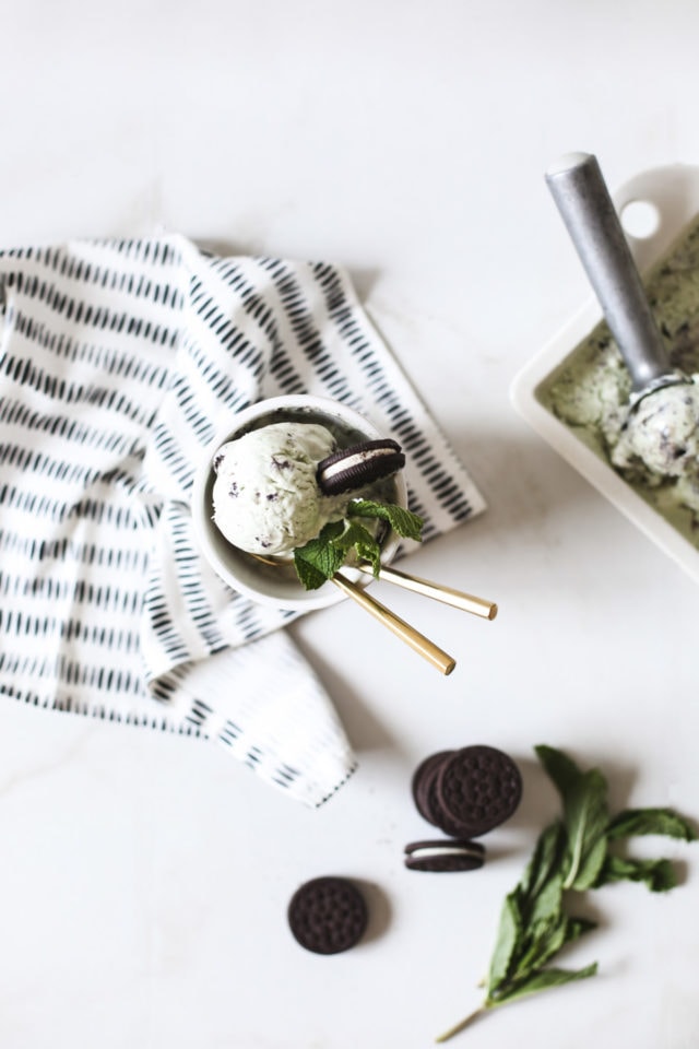 Grasshopper Pie Ice Cream by Ashley Rose of Sugar & Cloth, a top lifestyle blog in Houston, Texas