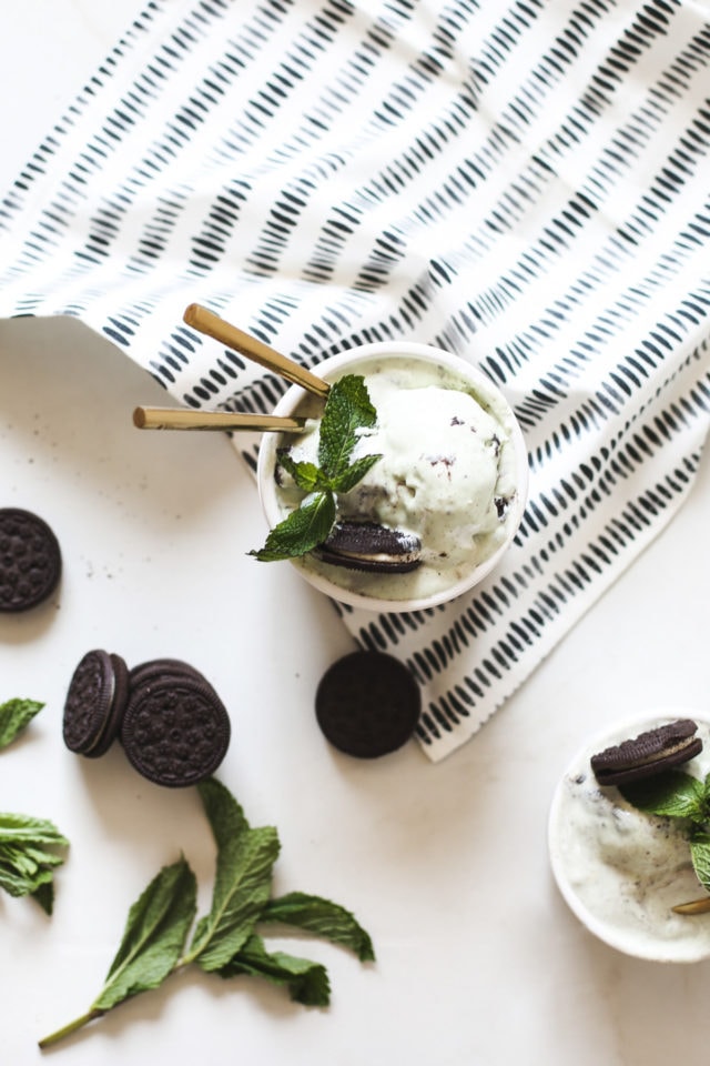 Grasshopper Pie Ice Cream by Ashley Rose of Sugar & Cloth, a top lifestyle blog in Houston, Texas