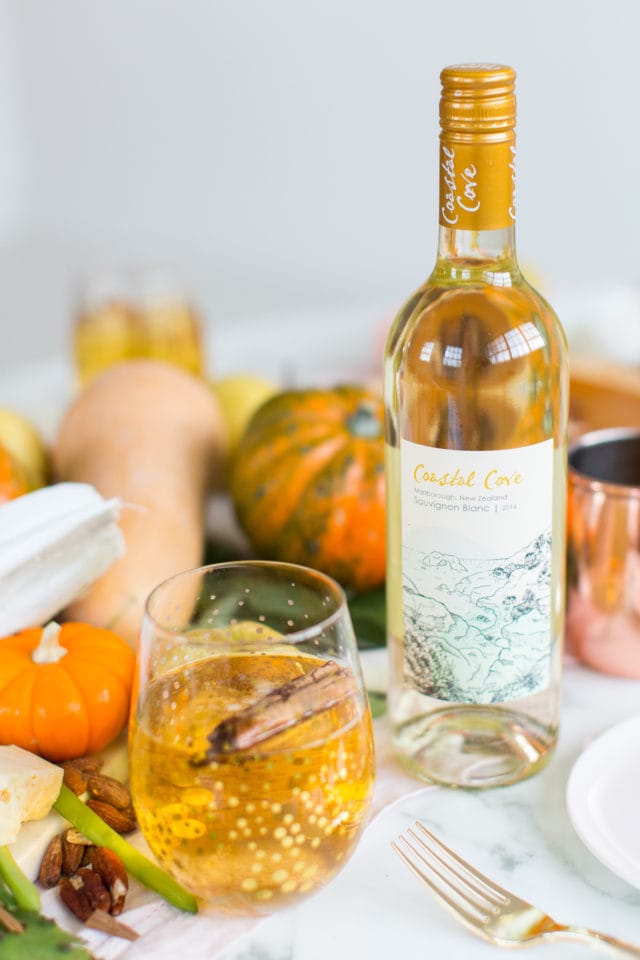 Friendsgiving Table Setting Idea + Sparkling Pumpkin Cider Recipe by top Houston Lifestyle blogger Ashley Rose of Sugar and Cloth