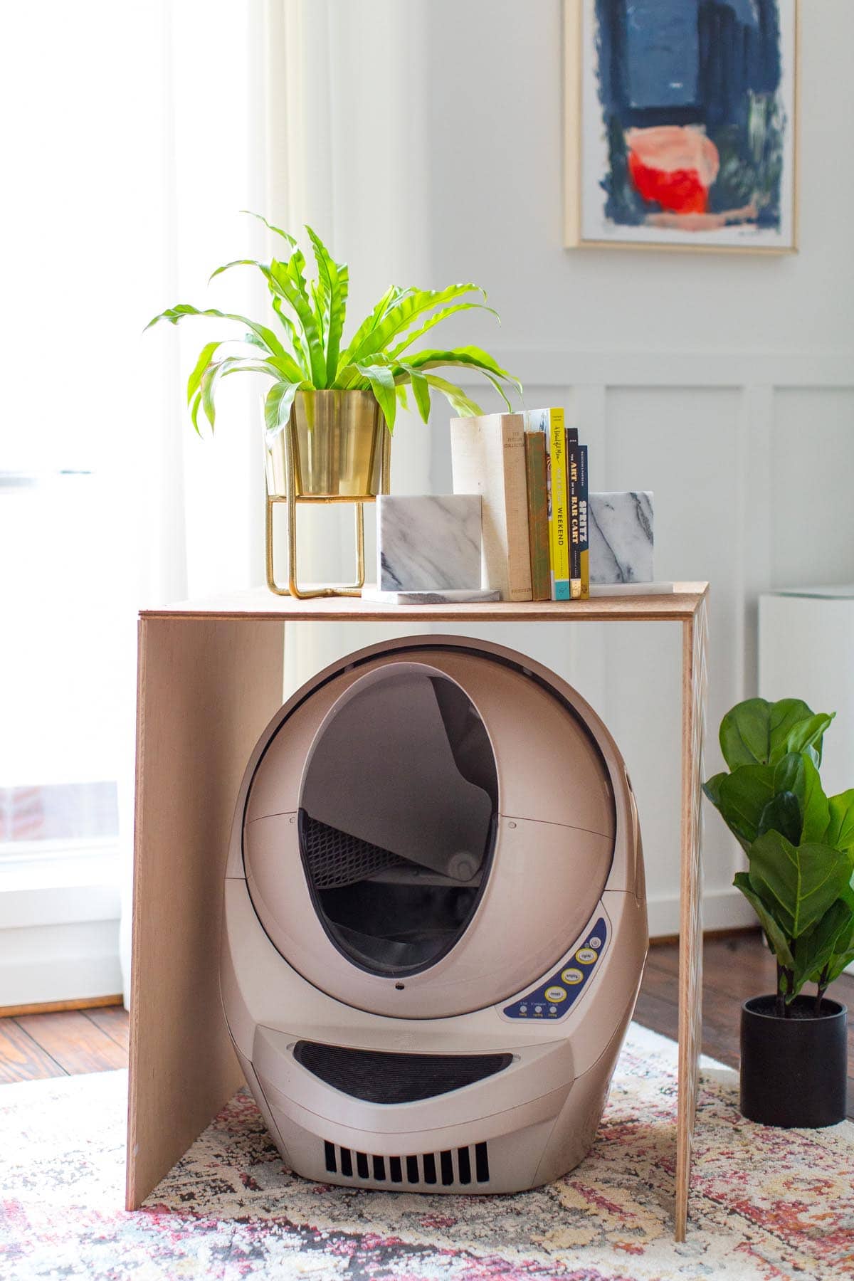 How To Make A Patterned DIY Litter Box Cover — Sugar & Cloth