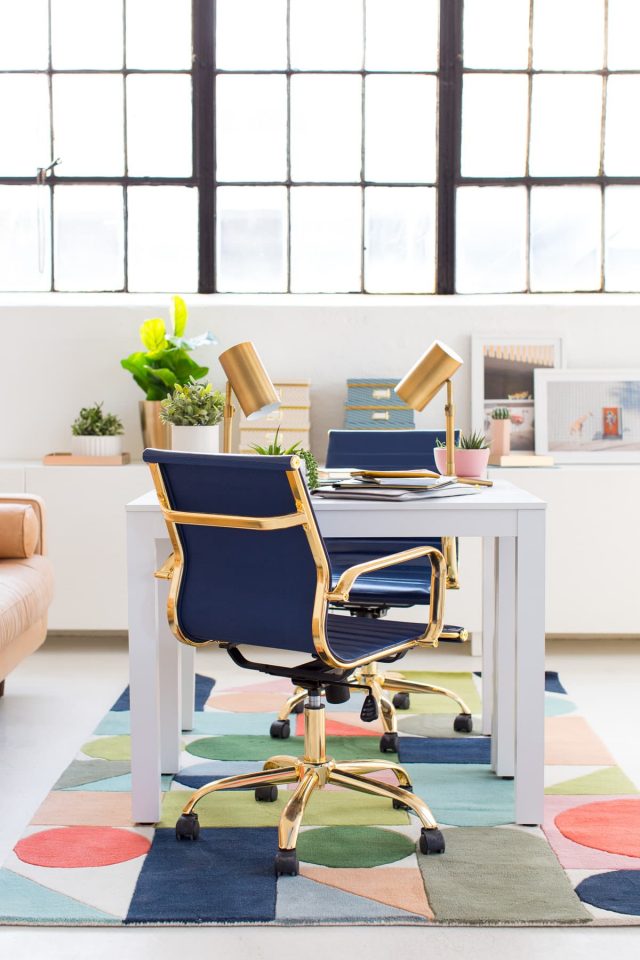 Modern Interiors: Bright Office Space Inspiration by top Houston lifestyle blogger Ashley Rose of Sugar & Cloth for DwellStudio