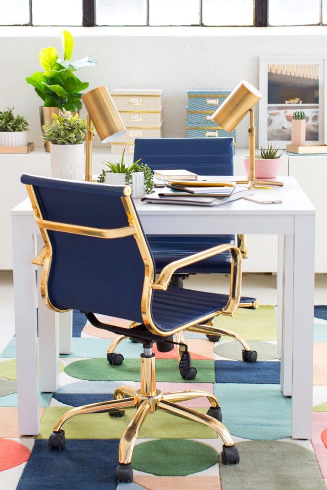 Modern Interiors: Bright Office Space Inspiration by top Houston lifestyle blogger Ashley Rose of Sugar & Cloth for DwellStudio