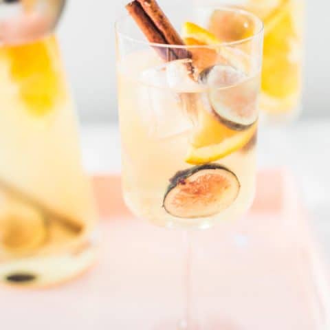 Autumn Fig Sangria Recipe by top Houston lifestyle blogger Ashley Rose of Sugar and Cloth