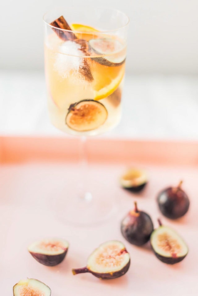 Autumn Fig Sangria Recipe by top Houston lifestyle blogger Ashley Rose of Sugar and Cloth