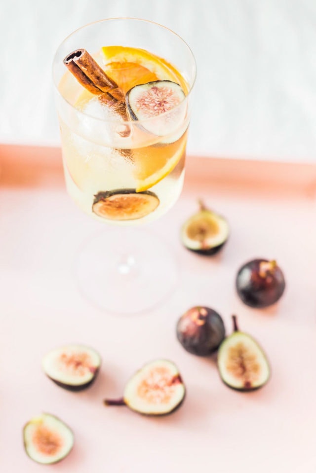 Autumn Fig Sangria Recipe by top Houston lifestyle blogger Ashley Rose of Sugar and Cloth