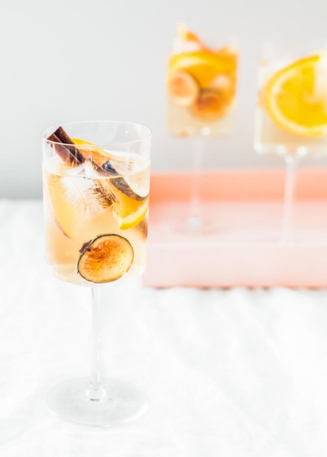 Autumn Fig Sangria Recipe by top Houston lifestyle blogger Ashley Rose of Sugar and Cloth