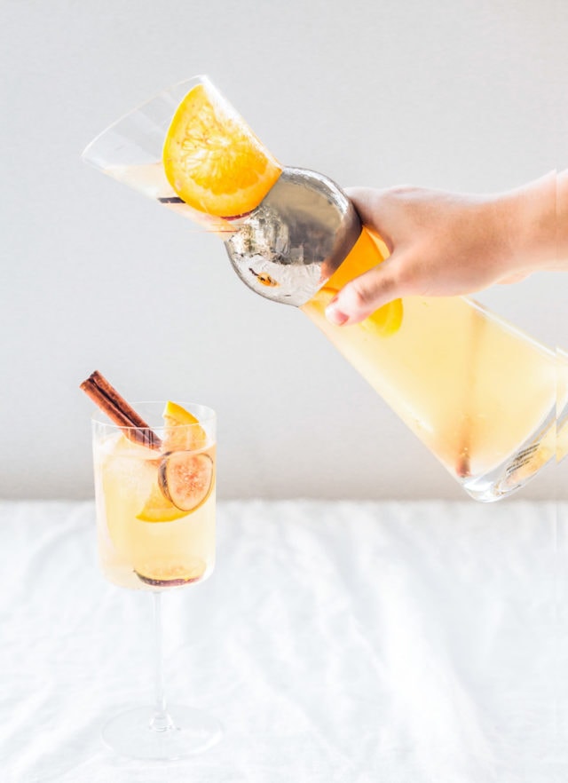 Autumn Fig Sangria Recipe by top Houston lifestyle blogger Ashley Rose of Sugar and Cloth